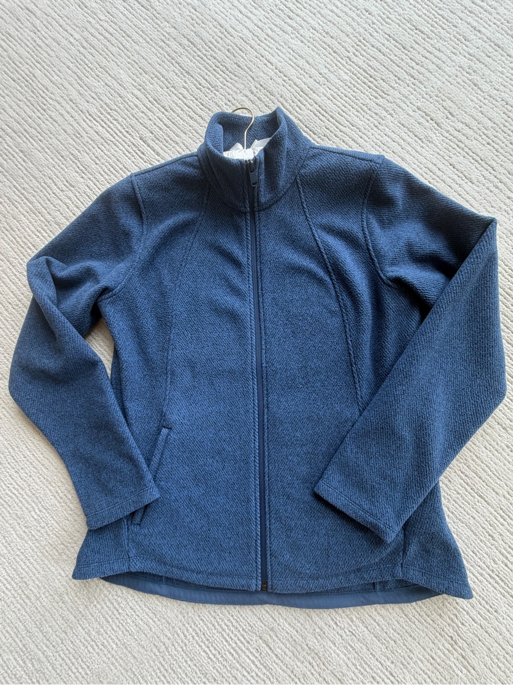 Athleta Indigo Blue Zip-Up Jacket - Picture 3 of 5